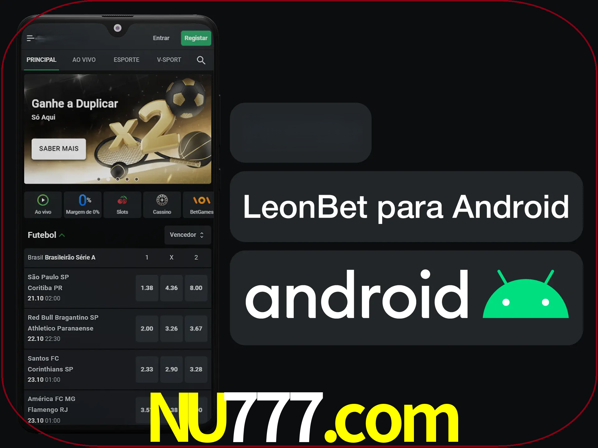Adquira sua versão poket de LeonBet.